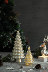 Led Fitted Glass - Christmas Tree | Silver