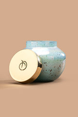 Earthy Glow - Lid Jar Candle | Blue | Eucalyptus Sanctuary