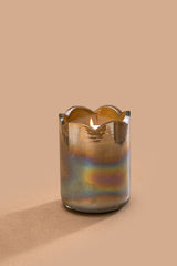Sacred Lotus - Cylinder Candle | Orange & Moss | Jasmine Moss