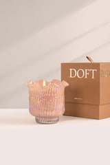 Flower Cut - Votive Candle | Peach | Tuberose & Orchid