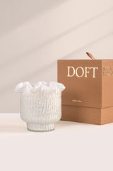 Flower Cut - Votive Candle | White | Night Jasmine