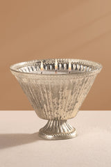 Heritage Heirloom - Footed Candle (L) | Silver | Whispering Jasmine