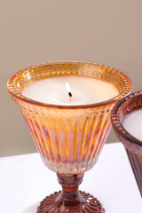 Sundae - Footed Candle | Amber | Salted Vanilla