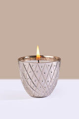 silver metal votive for gifting