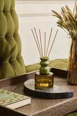 Cosmic Set - Candle (M) & Diffuser | Olive Green | Sage Cleanse