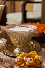 Heritage Heirloom - Footed Candle (L) | Silver | Whispering Jasmine