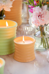 Daydream - Cylinder Candle | Green | Gardenia Delight