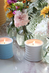 Daydream - Cylinder Candle | White | Gardenia Delight
