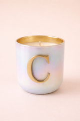 Initial Candle | Flower Blossom