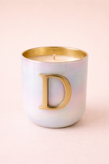Initial Candle | Flower Blossom