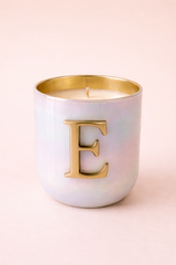 Initial Candle | Flower Blossom