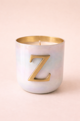 Initial Candle | Flower Blossom