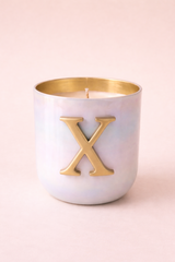 Initial Candle | Flower Blossom