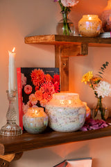 Earthy Glow - Lid Jar Candle | Blue | Eucalyptus Sanctuary