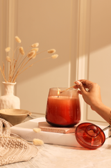 Cosmic Set - Candle (M) & Diffuser (M) & Diffuser | Orange | Summer Nectar