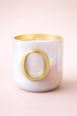 Initial Candle | Flower Blossom