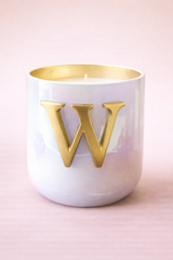 Initial Candle | Flower Blossom