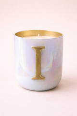 Initial Candle | Flower Blossom