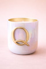 Initial Candle | Flower Blossom