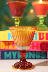 Sundae - Footed Candle | Amber | Salted Vanilla