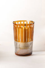 Royal - Hurricane Candle | Amber | White Amber & Tonka