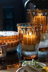 Royal - Hurricane Candle | Amber | White Amber & Tonka