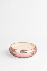 Mercury - Glass Tray Candle | Rose Gold | Tuberose & Orchid