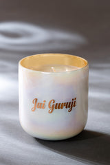 Jai Guruji | U-Glass Candle | Flower Blossom