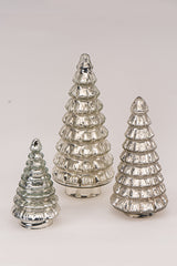 Led Fitted Glass - Christmas Tree | Silver