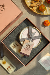 Mini Bowl Candle Gift Set | Foiled Bowl Candle & Wax Tablet